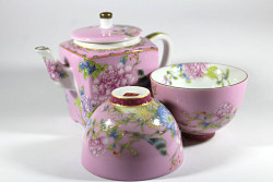 Pink porcelain tea set - buy tea set online